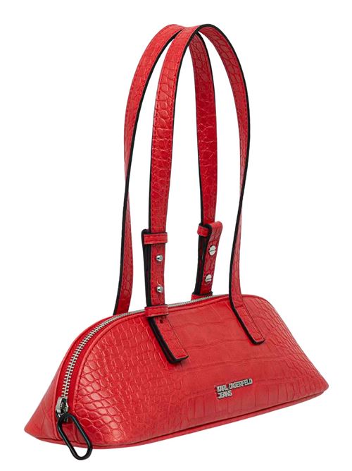 Borsa baguette effetto coccodrillo Karl Lagerfeld jeans | B3W30181433